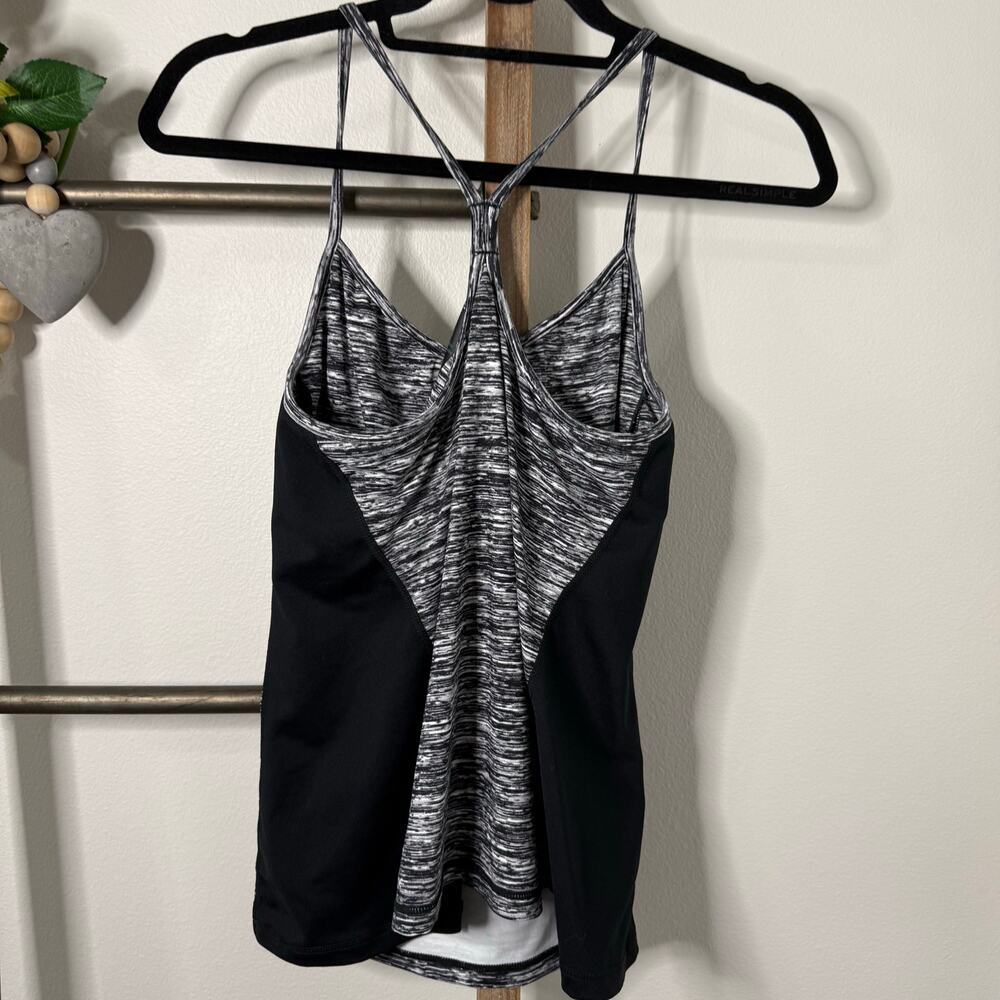 Cabi Sport Athletic Razorback Black Gray Tank Size Medium - Picture 6 of 9